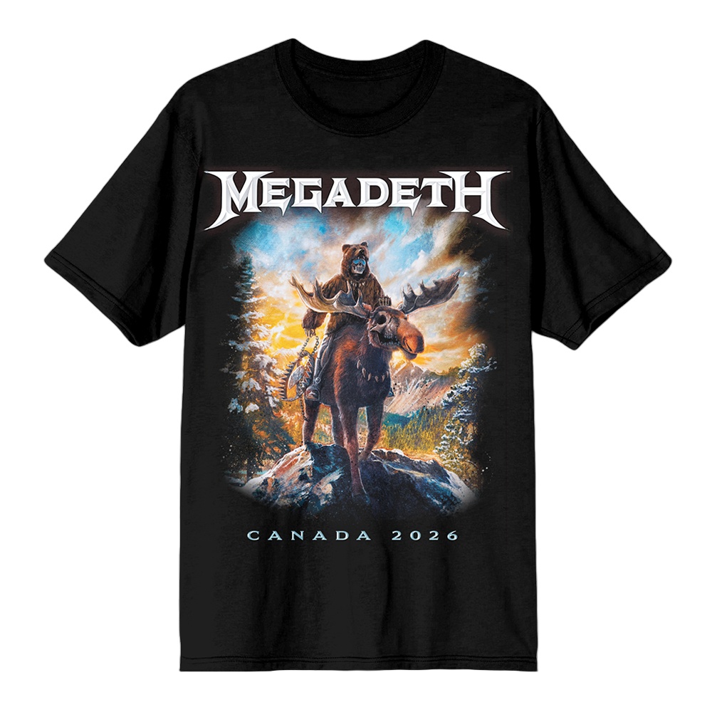 Summer Clothing Women Canada - Koszulka zespołu rockowego Megadeth, trasa po