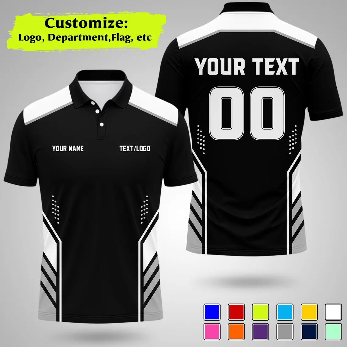 Summer Clothing Names - Nowa personalizowana koszulka polo dla drużyny,
