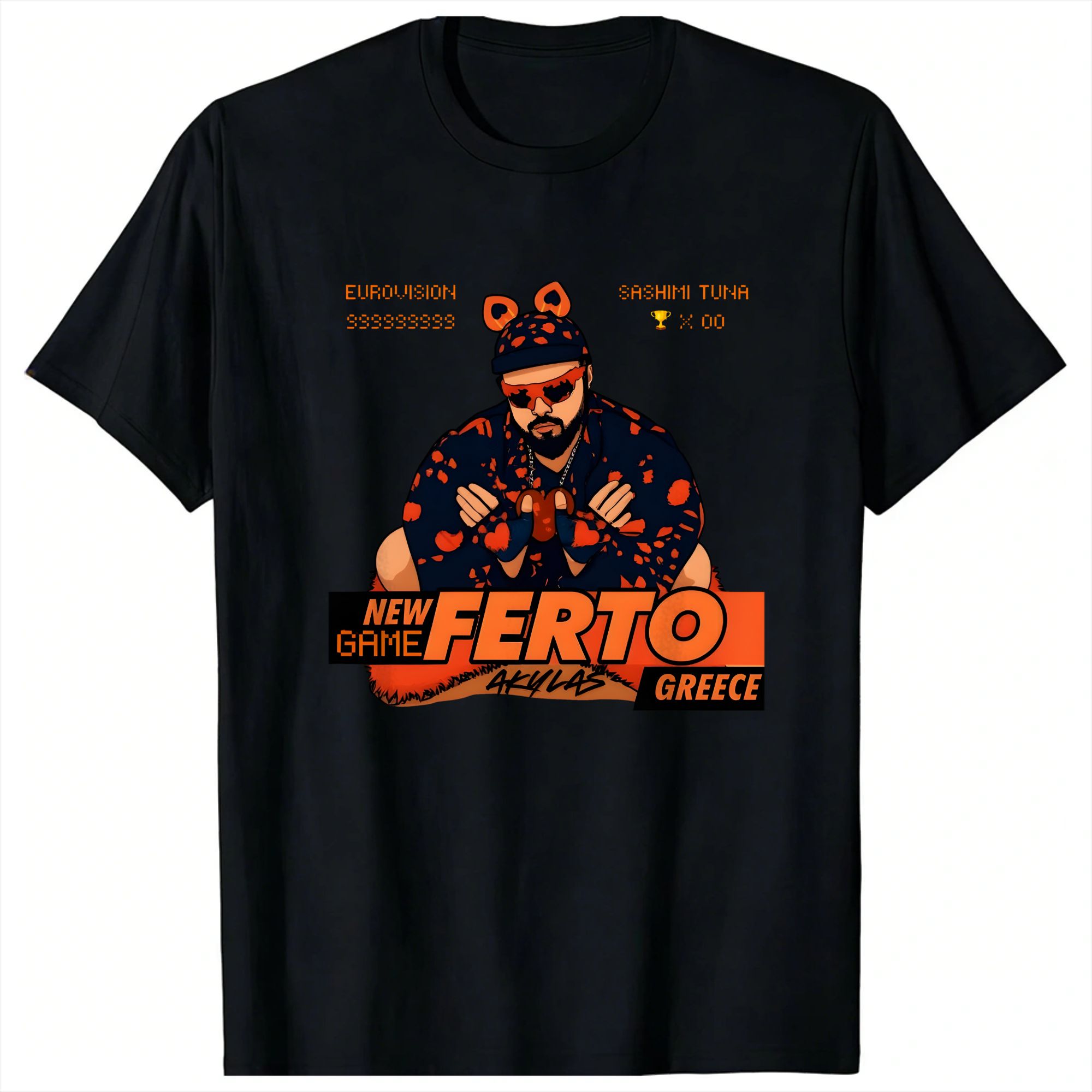 Summer Clothing For Greece - Akylas Ferto Grecja Eurovision 2026 Koszulki