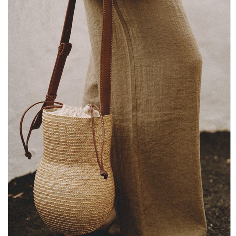 Beach Bag Straw - Nowości 2026: pleciona torba z trawy