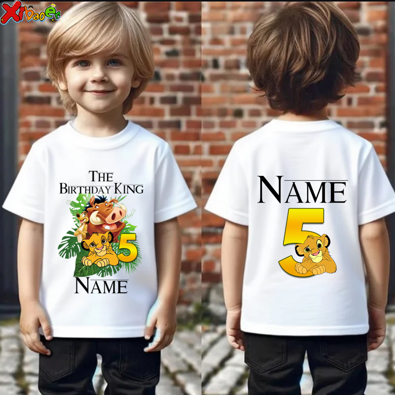 Summer Clothing Names - Koszulki Urodzinowe Chłopiec 5 Urodziny Dzieci