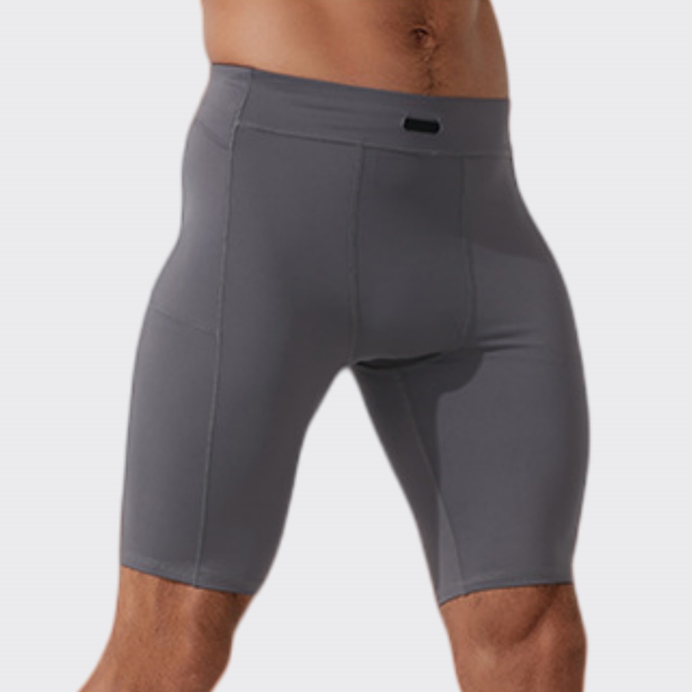 Yours Summer Clothing - Męskie spodenki sportowe kompresyjne do biegania,