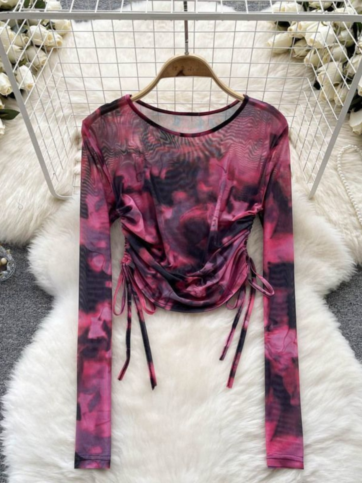 Summer Clothing Label - Retro Tie Dye Me Rope round