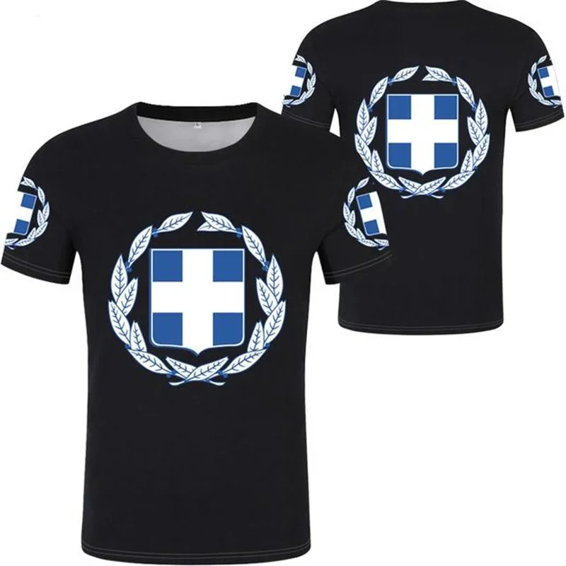 Summer Clothing For Greece - Koszulki męskie z grafiką Totemu Greckiego,