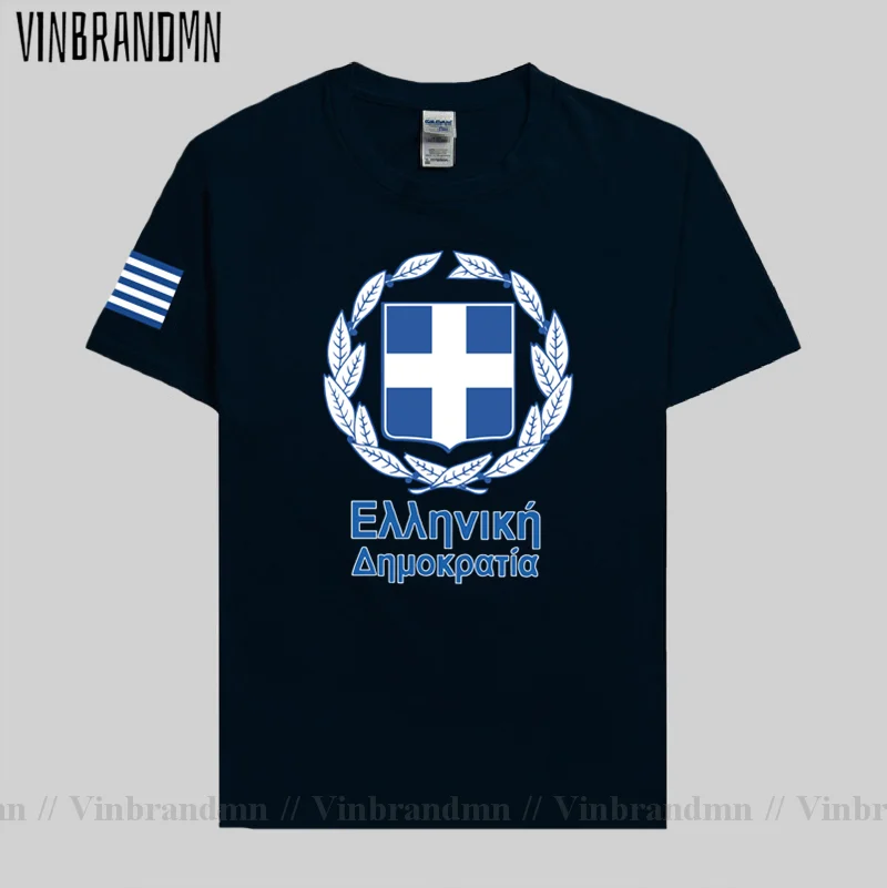 Summer Clothing For Greece - Grecja mężczyźni t shirt moda 2021
