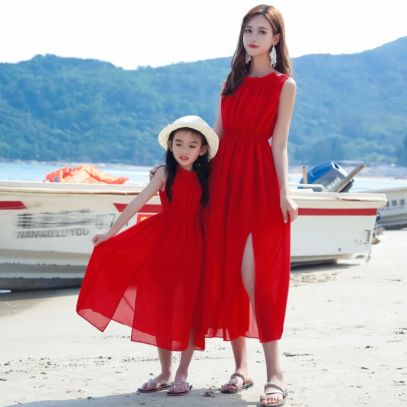 Mama i dziewczynka Sukienka na – Summer Clothing Resort recenzja i cena