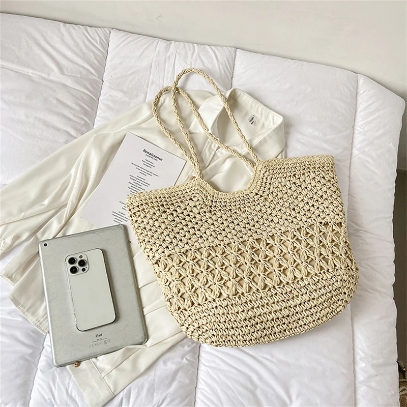 Torebki ze słomy o swobodnym d – Beach Bag Straw recenzja i cena