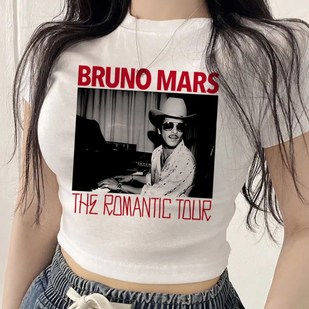 Bruno Mars crop top, scena z a – Summer Clothing Teens recenzja i cena