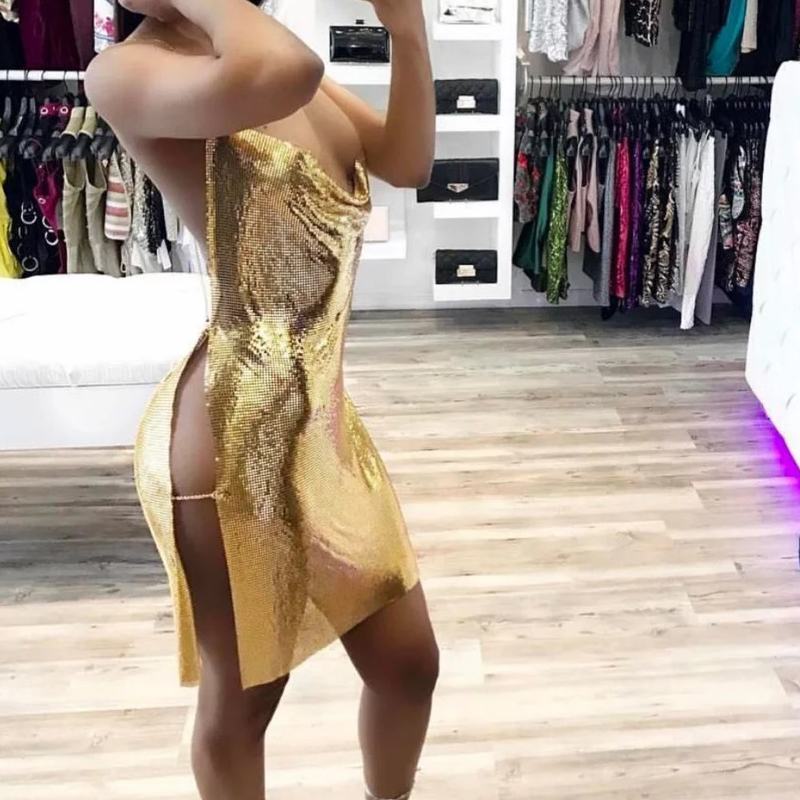 2025 seksowna cekinowa patchwo – Summer Clothing H&M recenzja i cena