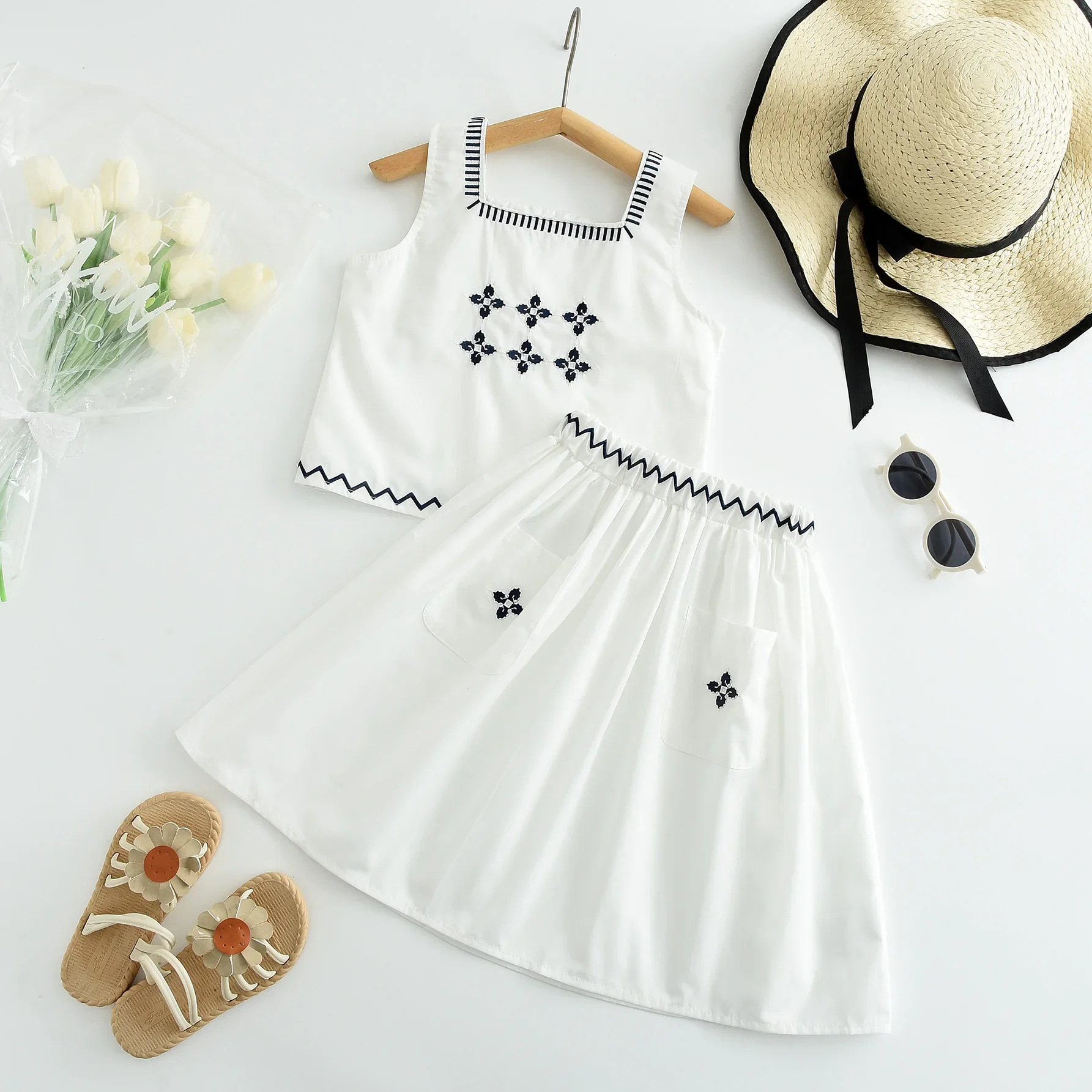 Zestawy ubrań dla dzieci Kwiat – Summer Clothing For Babies recenzja i cena