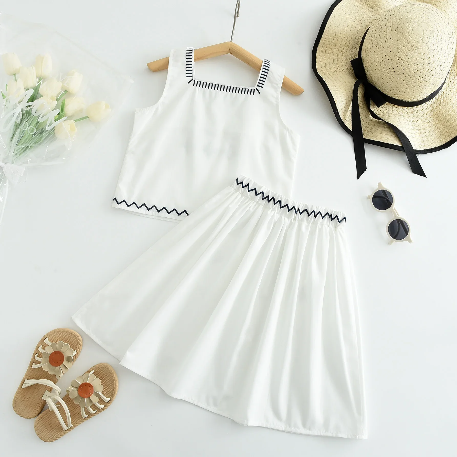 Zestawy ubrań dla dzieci Kwiat – Summer Clothing For Babies recenzja i cena