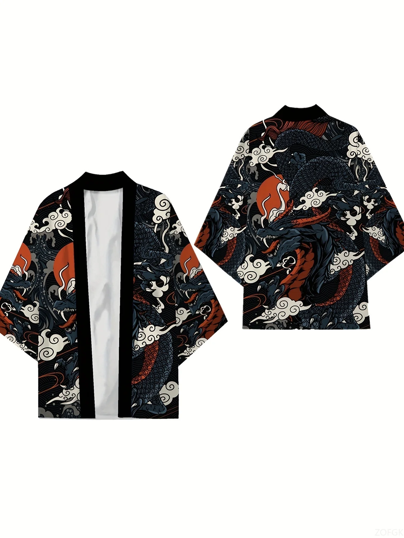 Kimono Unisex 3D Retro Długi N – Yours Summer Clothing recenzja i cena