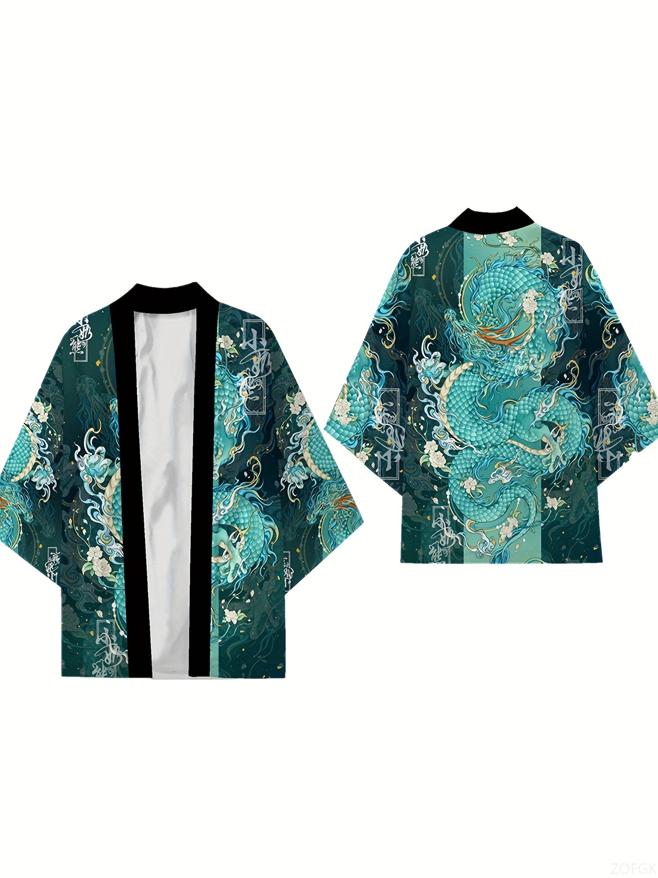 Kimono Unisex 3D Retro Długi N – Yours Summer Clothing recenzja i cena