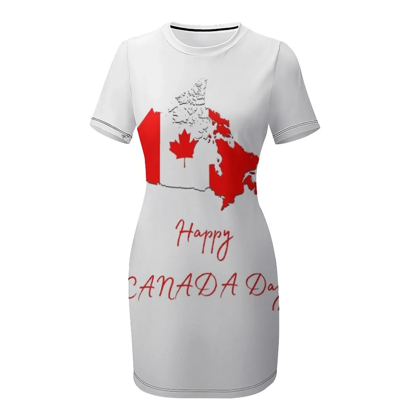 Sukienka z krótkim rękawem na  – Summer Clothing Women Canada recenzja i cena