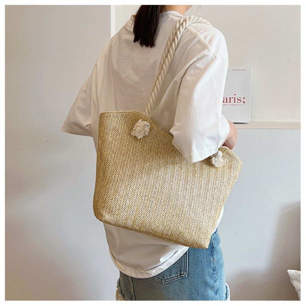 Nowa letnia torba plażowa o du – Beach Bag Straw recenzja i cena
