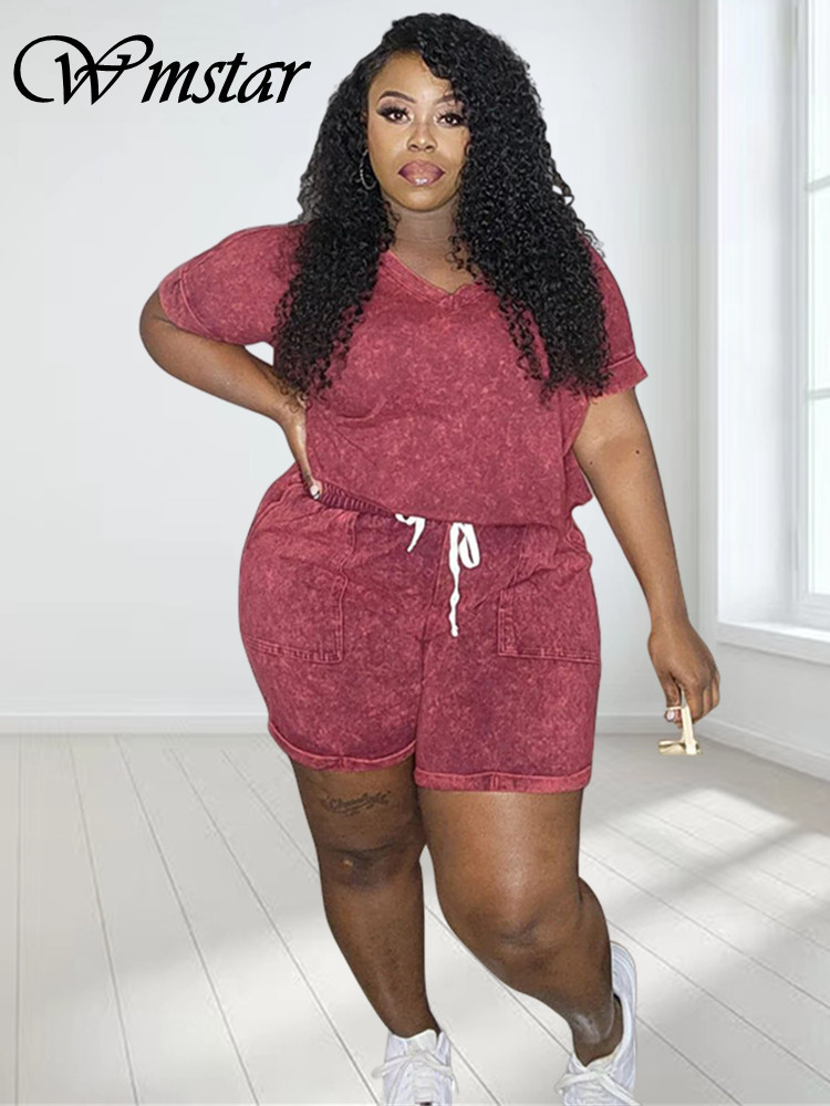 Wmstar Plus Size dwuczęściowe  – Summer Clothing Wholesale recenzja i cena