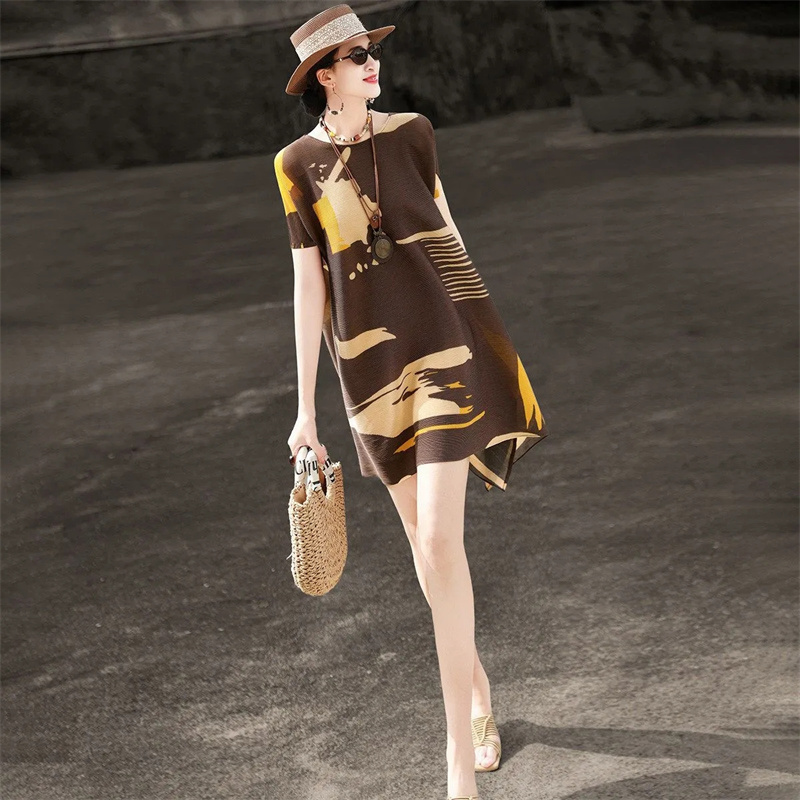 Modna plisowana sukienka plus  – Summer Clothing H&M recenzja i cena