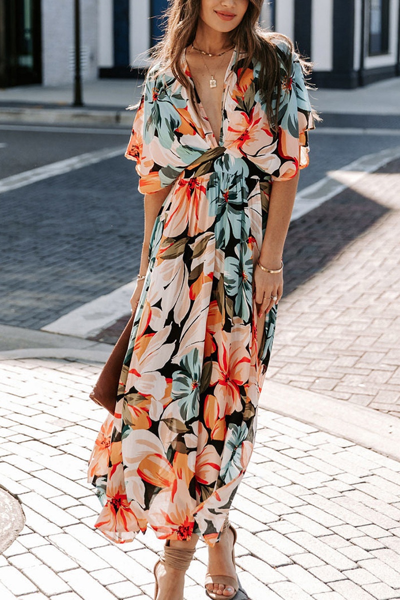 Sukienka w stylu boho z kwiato – Summer Clothing H&M recenzja i cena