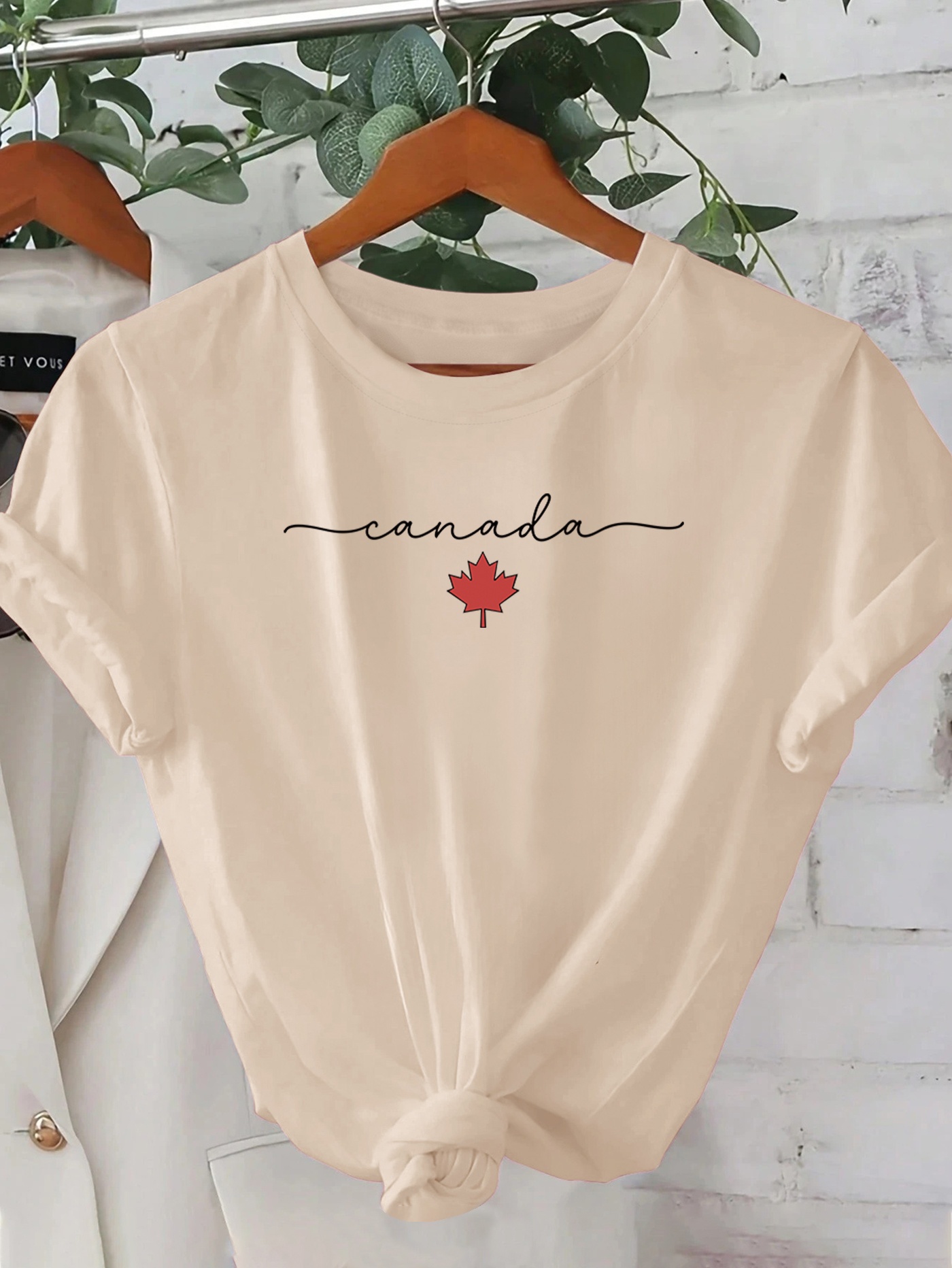 Koszulka damska z nadrukiem li – Summer Clothing Women Canada recenzja i cena