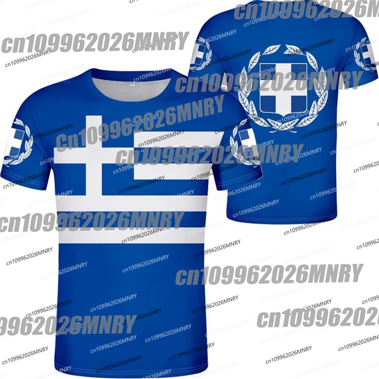 Koszulka męska z grafiką emble – Summer Clothing For Greece recenzja i cena