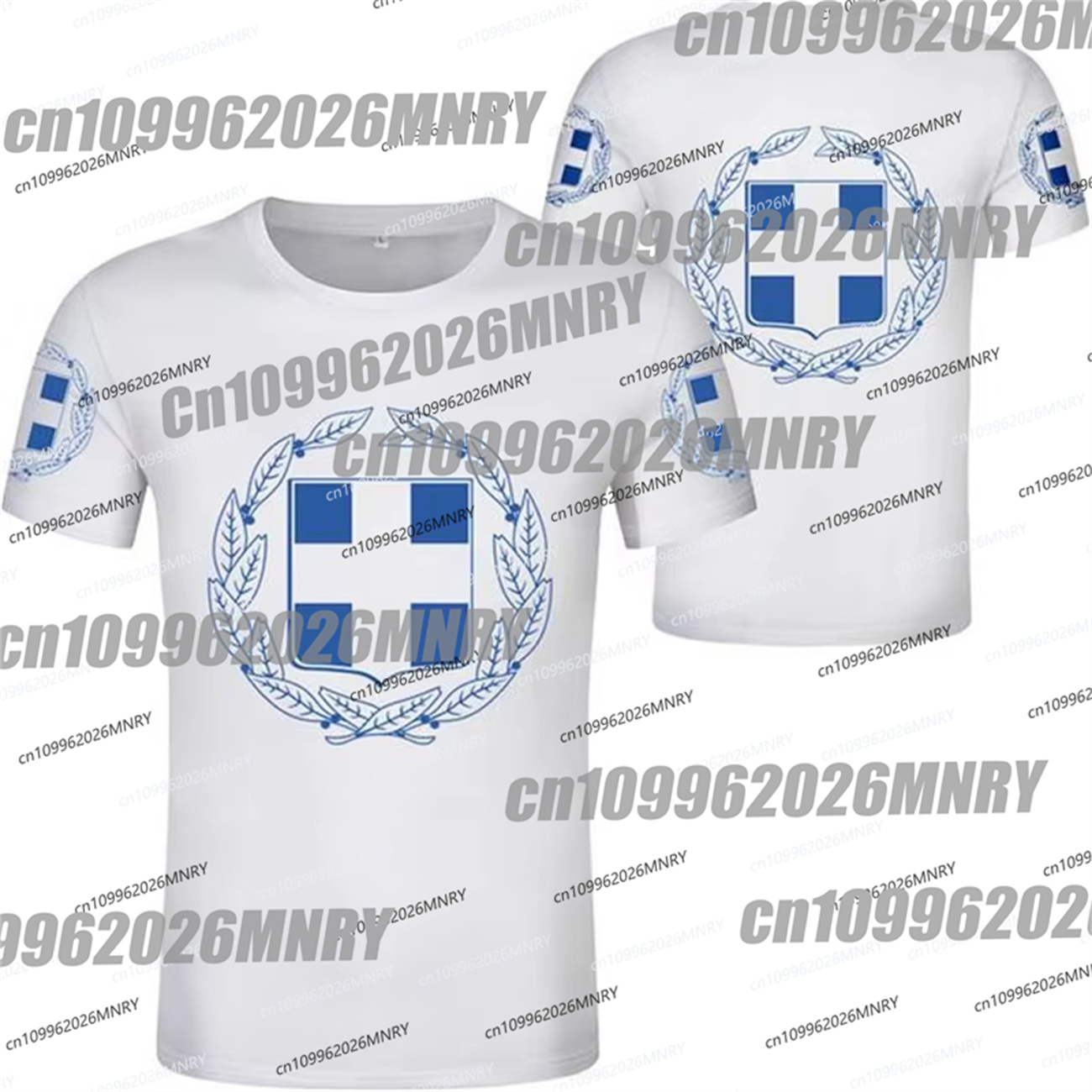 Koszulka męska z grafiką emble – Summer Clothing For Greece recenzja i cena