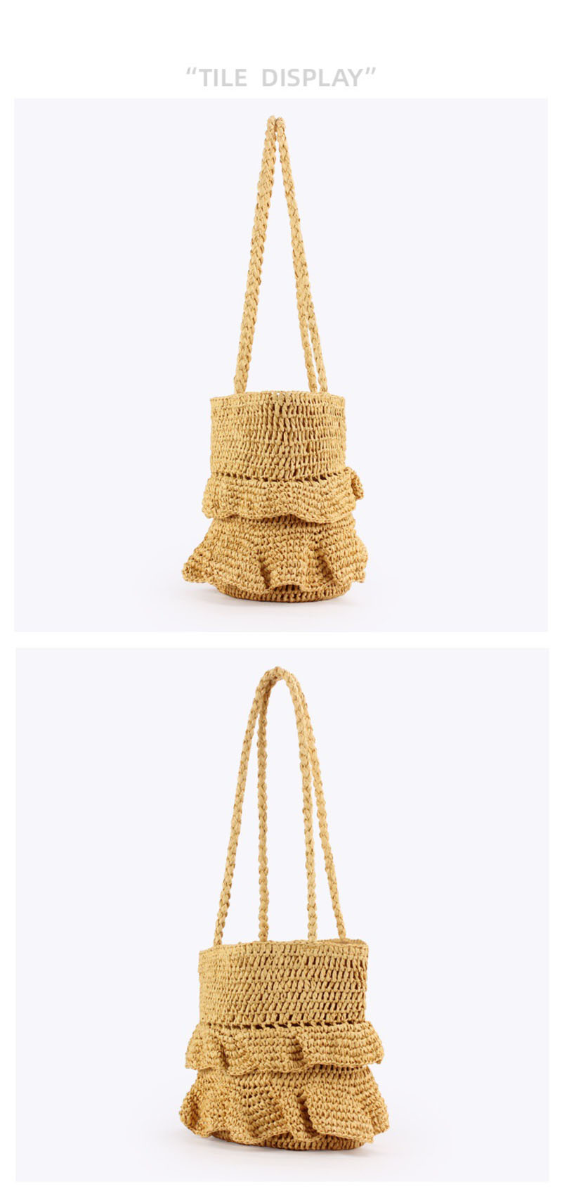 Letnia marszczona torba typu b – Beach Bag Straw recenzja i cena
