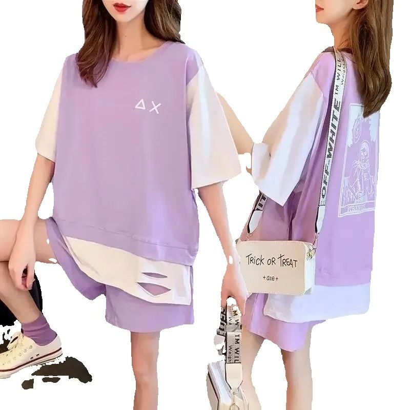 Damski, sportowy komplet dwucz – Summer Clothing Juniors recenzja i cena