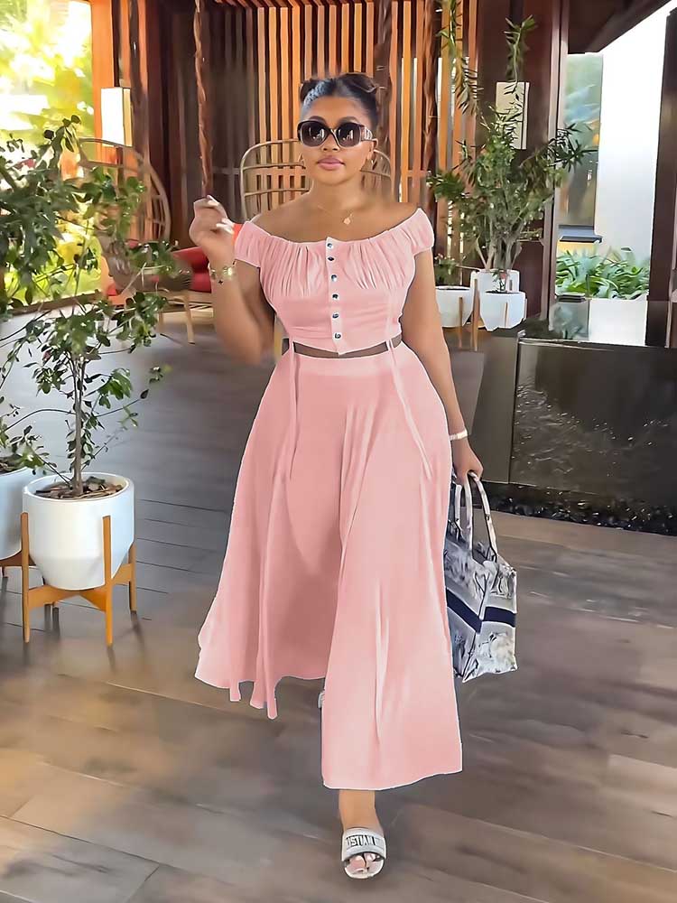 Dwuczęściowy zestaw dla kobiet – Summer Clothing Wholesale recenzja i cena