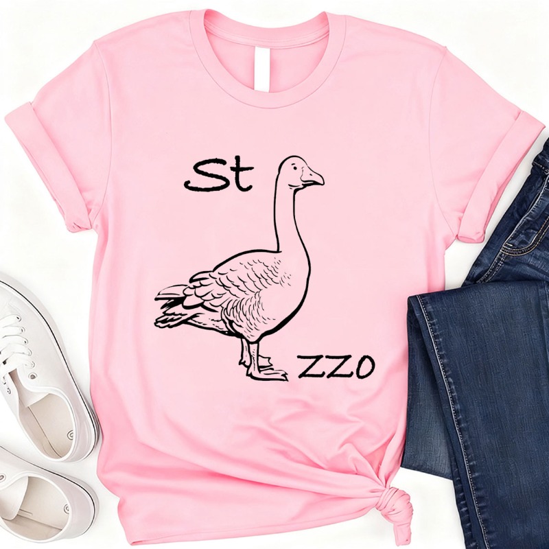 Koszulka z gęsią Rebus, śmiesz – Summer Clothing Images recenzja i cena