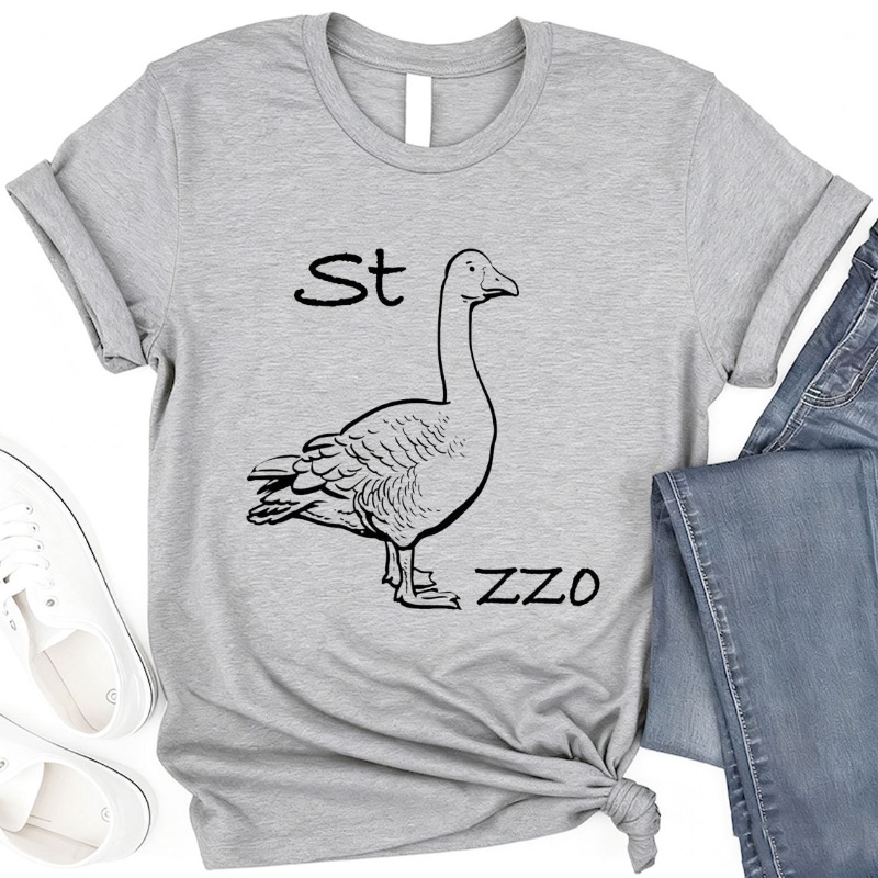 Koszulka z gęsią Rebus, śmiesz – Summer Clothing Images recenzja i cena