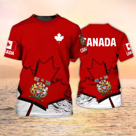 Koszulki Kanada z flagą Kanady – Summer Clothing Women Canada recenzja i cena