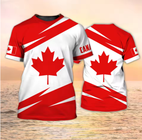 Koszulki Kanada z flagą Kanady – Summer Clothing Women Canada recenzja i cena