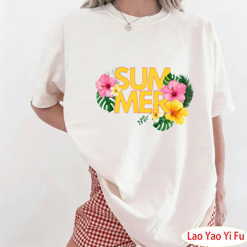 Letnia T-shirt z tropikalnymi  – Summer Clothing Resort recenzja i cena