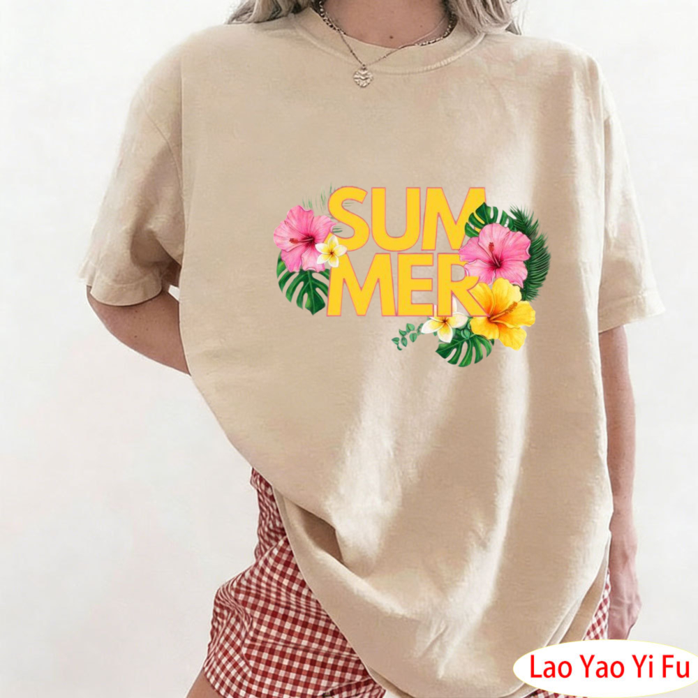 Letnia T-shirt z tropikalnymi  – Summer Clothing Resort recenzja i cena