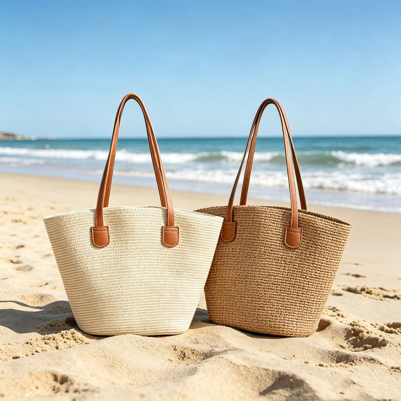 CLAREGQI Damska torba typu tot – Beach Bag Straw recenzja i cena