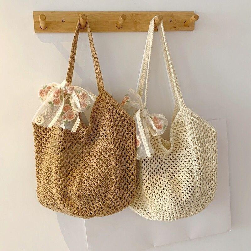 Nowa【Duża Tkana Torba Damska n – Beach Bag Straw recenzja i cena