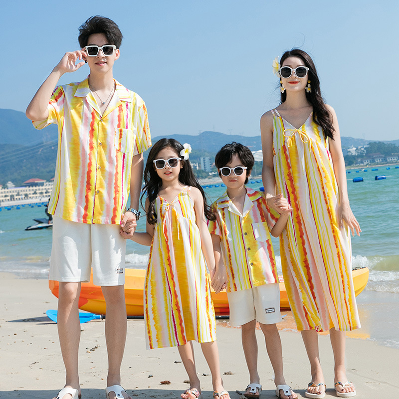 Para Wygląd plażowy Rodzinne u – Summer Clothing Resort recenzja i cena