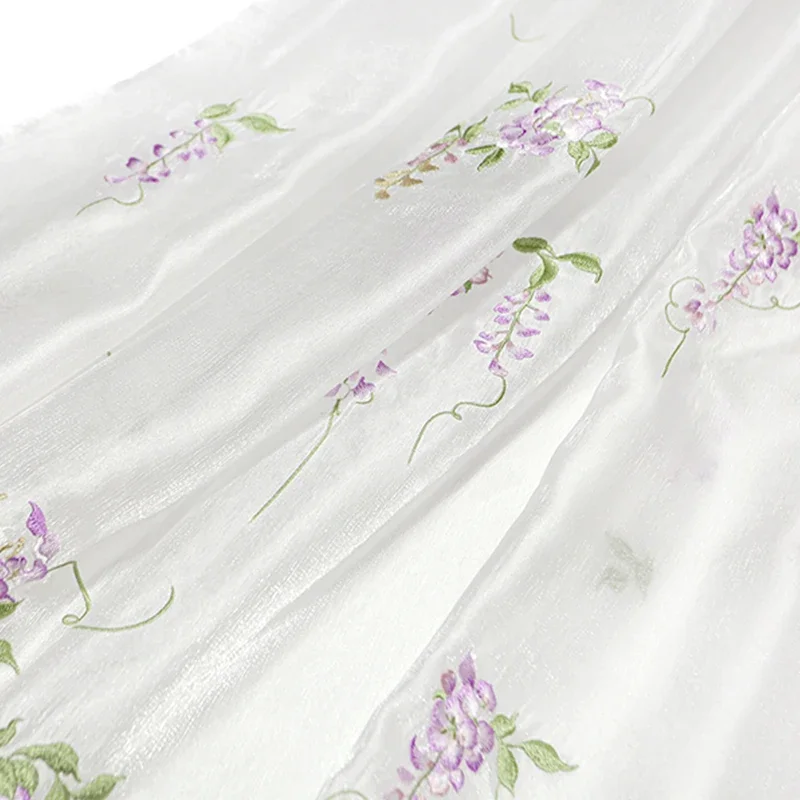 Wisteria tkanina haftowana DIY – Summer Clothing For Babies recenzja i cena