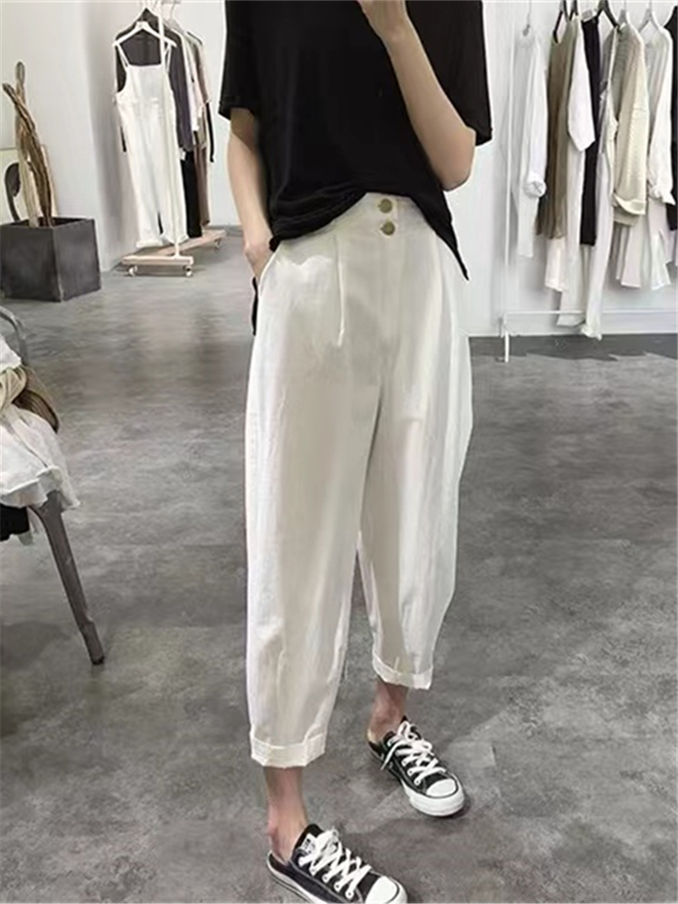 Spodnie damskie o wysokim stan – Summer Clothing Label recenzja i cena