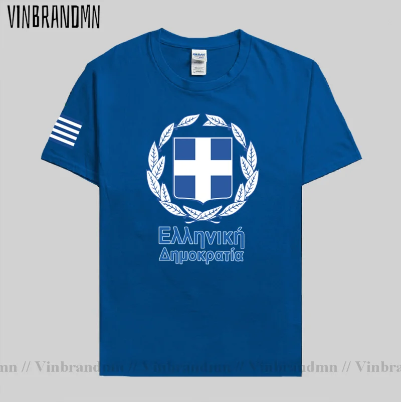 Grecja mężczyźni t shirt moda  – Summer Clothing For Greece recenzja i cena