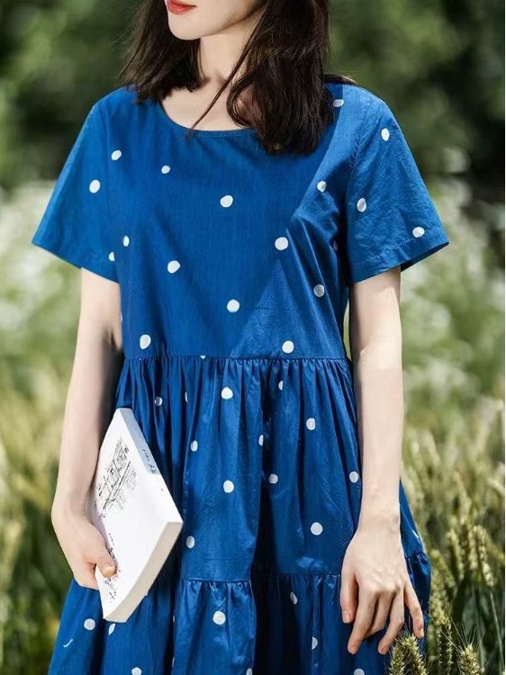 Niebieska Sukienka z Czystej B – Summer Clothing Label recenzja i cena