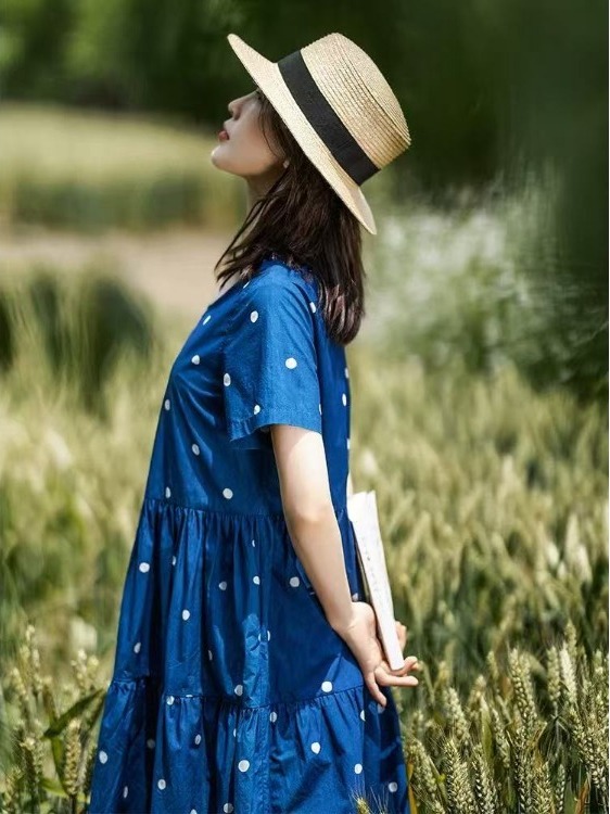 Niebieska Sukienka z Czystej B – Summer Clothing Label recenzja i cena